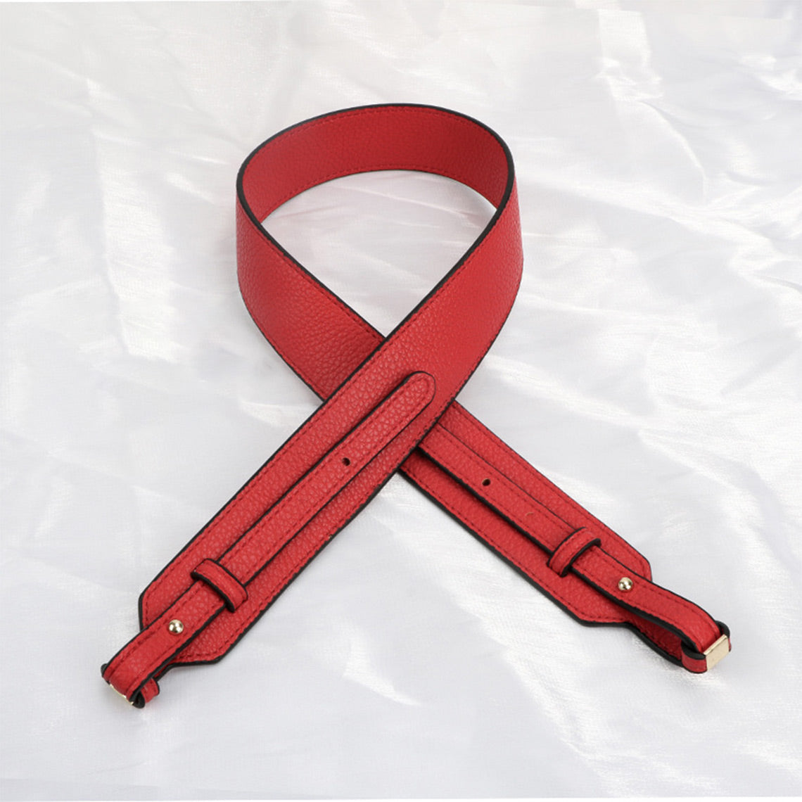 CUCUBIRD Faux Leather Wide Crossbody Strap  