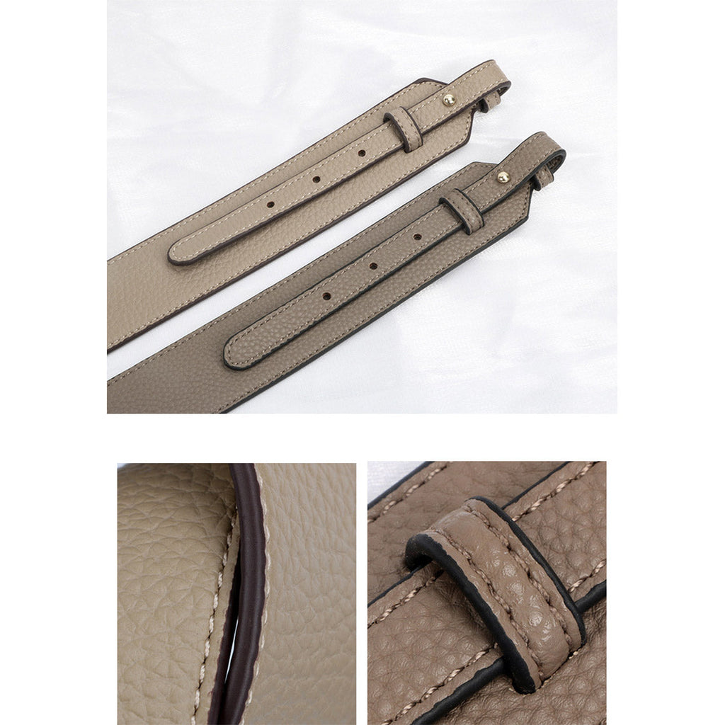 CUCUBIRD Faux Leather Wide Crossbody Strap  