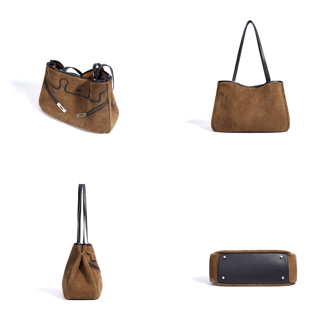 CUCUBIRD Suede Leather Heritage Tote Bag  