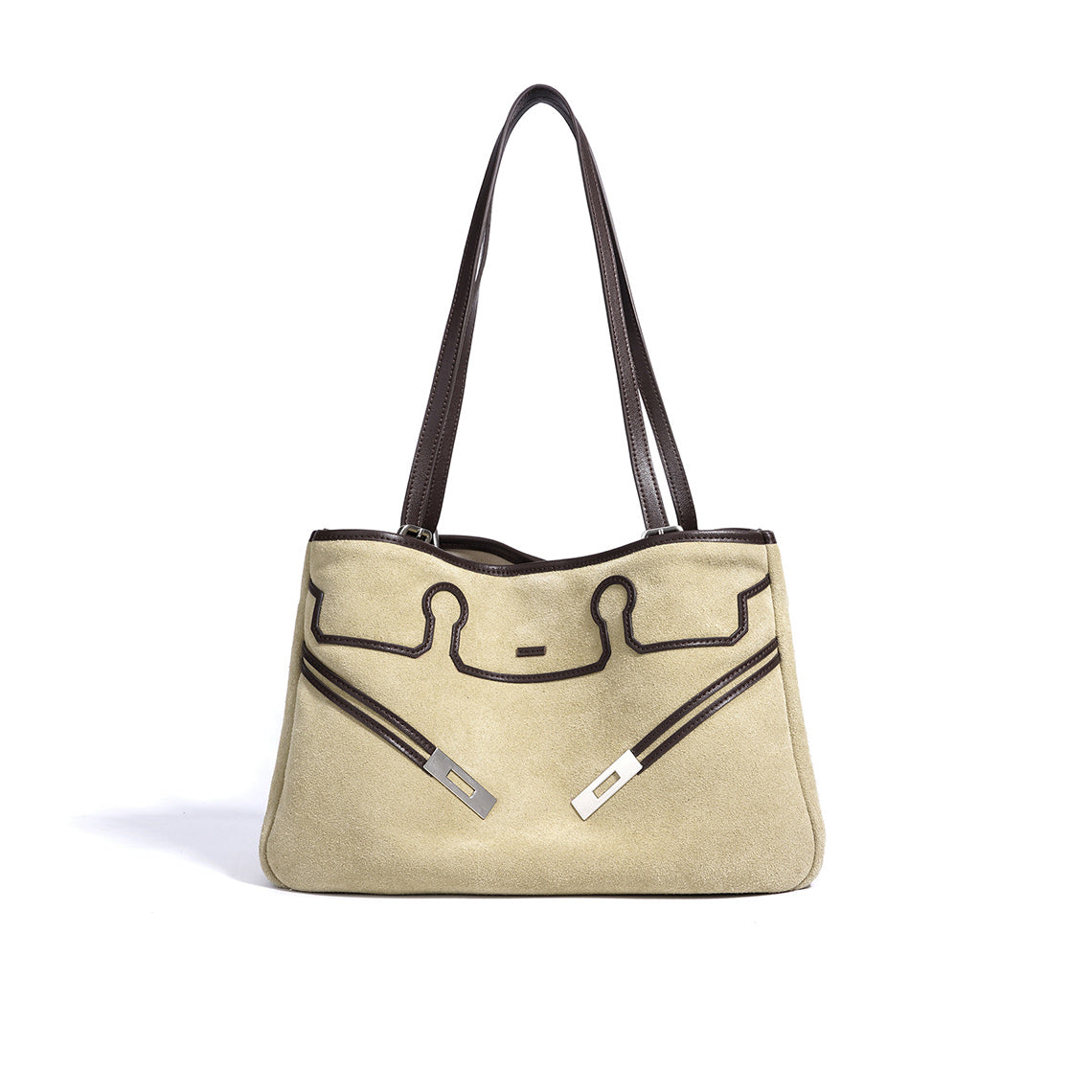CUCUBIRD Suede Leather Heritage Tote Bag  