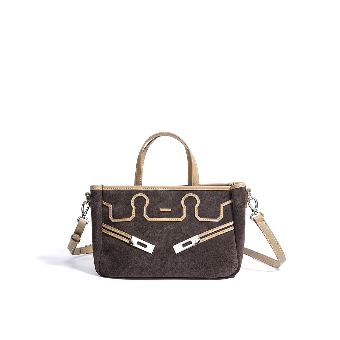 CUCUBIRD Suede Leather Heritage Tote Bag  