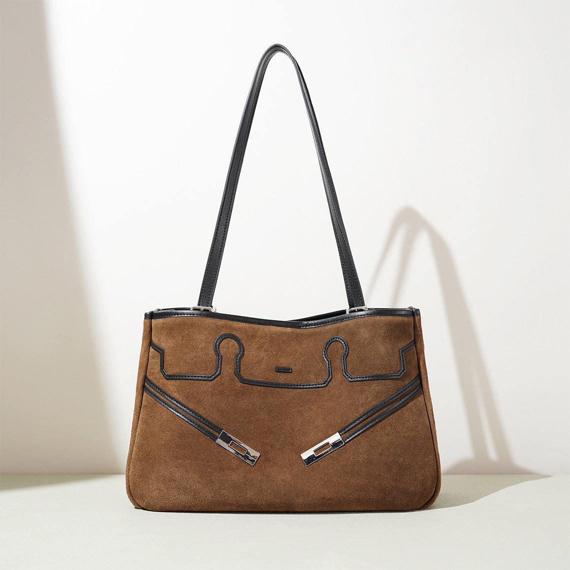 CUCUBIRD Suede Leather Heritage Tote Bag  