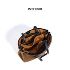 CUCUBIRD Suede Leather Heritage Tote Bag  