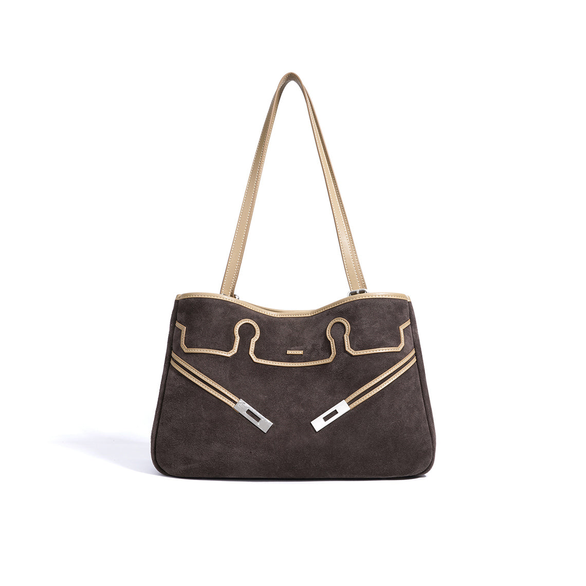 CUCUBIRD Suede Leather Heritage Tote Bag  