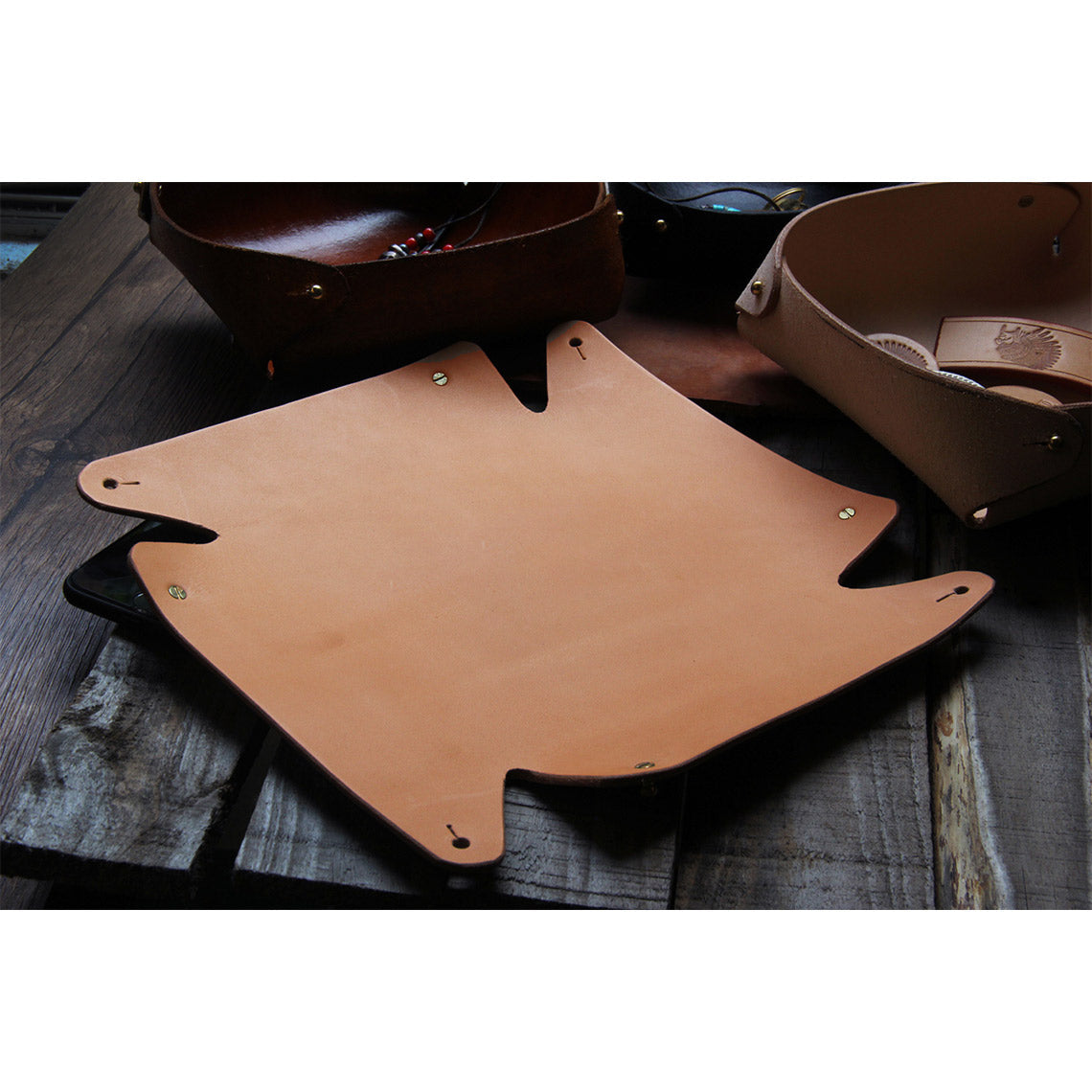 CUCUBIRD POPSEWING® Vegetable Tanned Leather Valet Tray  