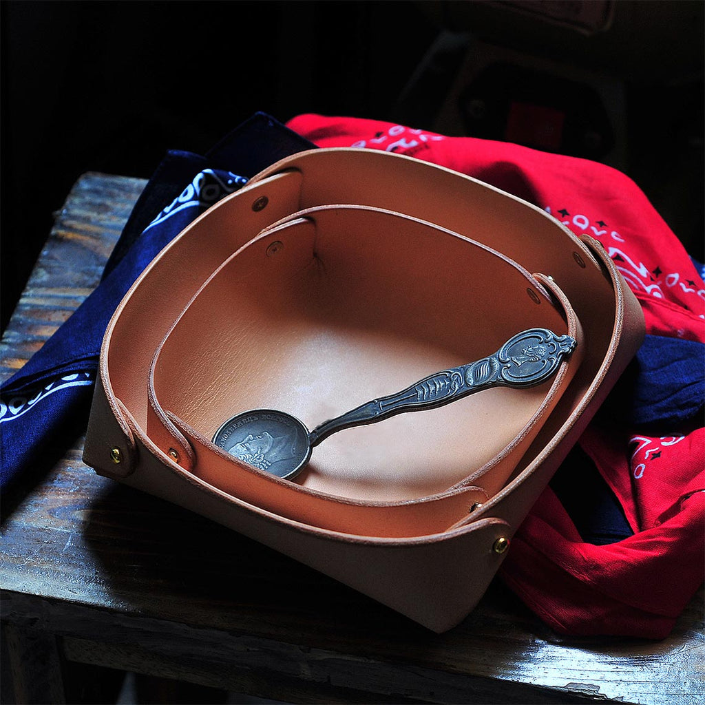 CUCUBIRD POPSEWING® Vegetable Tanned Leather Valet Tray  