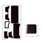 CUCUBIRD POPSEWING® Crazy Horse Leather Men Compact Wallet DIY Kits  