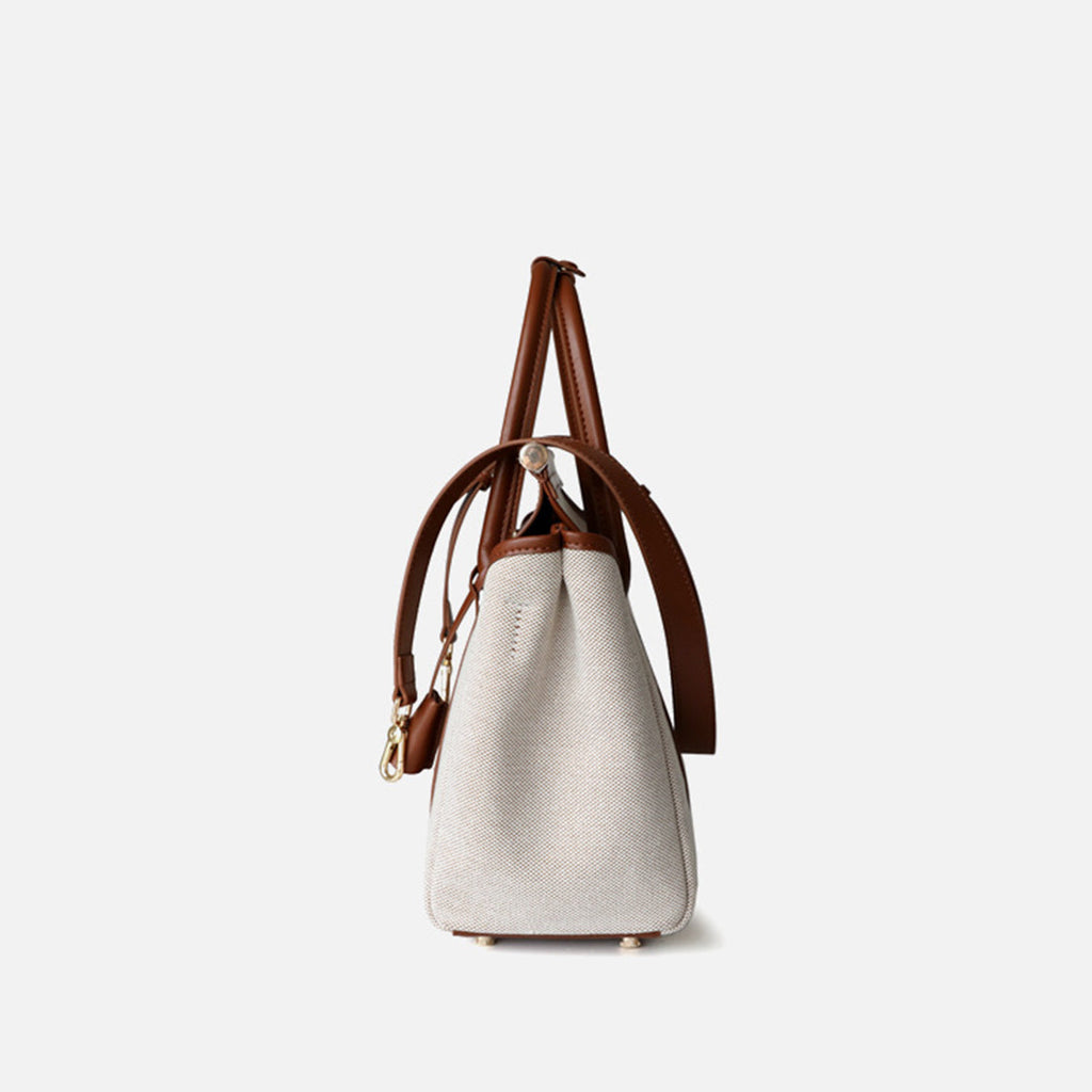 CUCUBIRD Top Grain Leather Women Work Handbag  