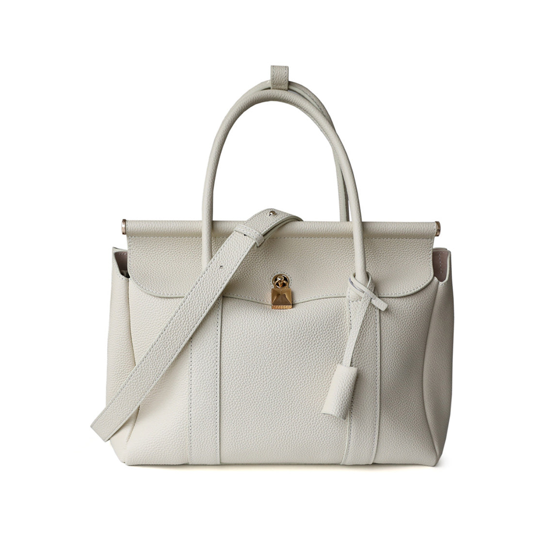 CUCUBIRD Top Grain Leather Women Work Handbag  