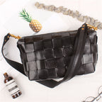 CUCUBIRD Vegetable Tanned Leather Classic Woven Bag  