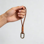 CUCUBIRD Handmade Leather Wrist Band Keychain  