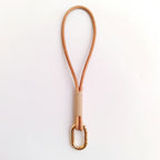 CUCUBIRD Handmade Leather Wrist Band Keychain  