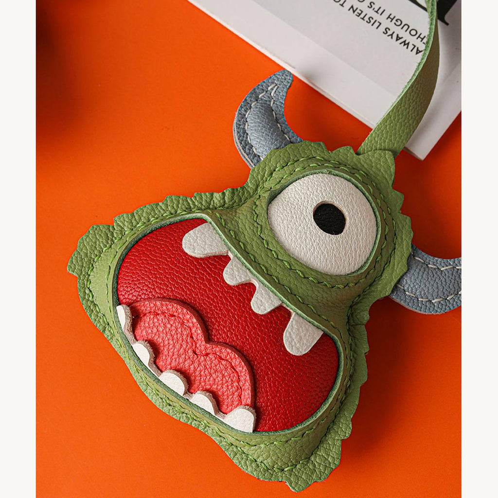 CUCUBIRD CUCUBIRD Leather Little Monster Keychain Charm DIY Kit  