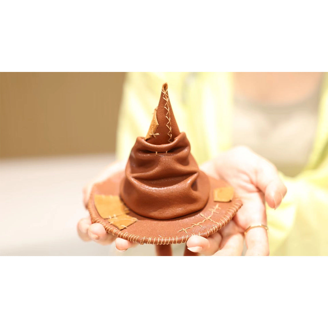 CUCUBIRD POPSEWING® Vegetable Tanned Leather Magic Hat Pendant DIY Kit  