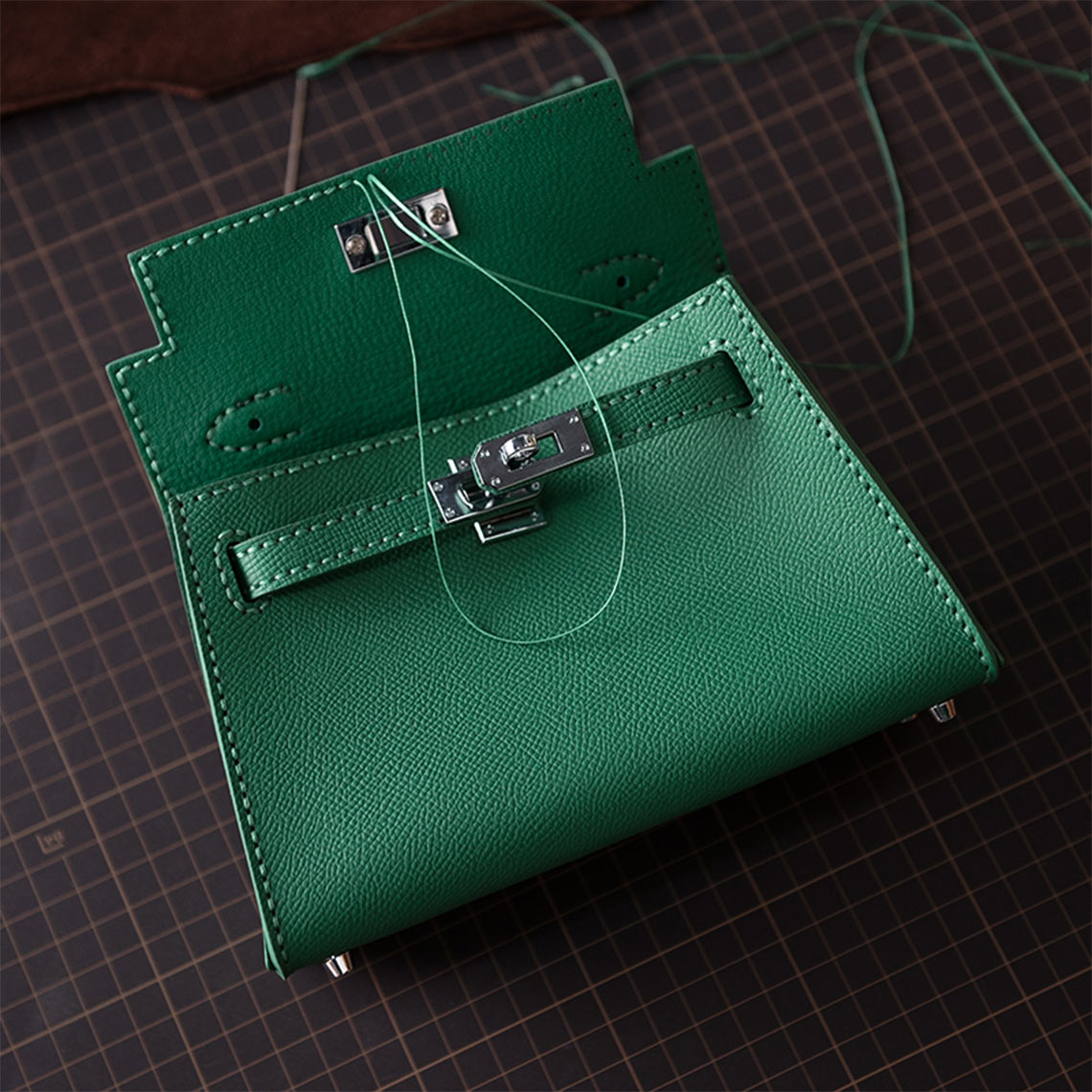 CUCUBIRD POPSEWING® Top Grain Leather Inspired Sellier Kylie Bag DIY Kit | Price Drop at Checkout  