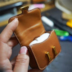 CUCUBIRD POPSEWING® Full Grain Leather Tofu Constance Bag Charm DIY Kits  