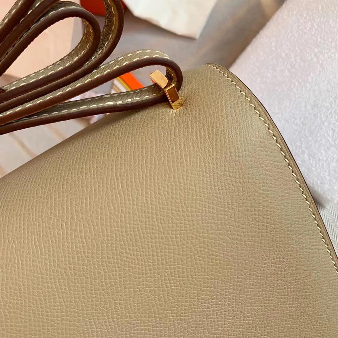 CUCUBIRD POPSEWING® Full Grain Leather Tofu Constance Bag Charm DIY Kits  