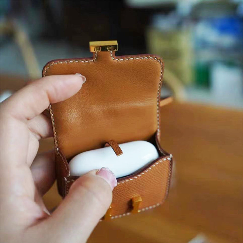 CUCUBIRD POPSEWING® Full Grain Leather Tofu Constance Bag Charm DIY Kits  