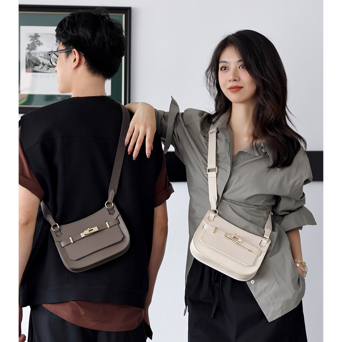 CUCUBIRD POPSEWING® Top Grain Leather Mini Jypsiere Bag DIY Kits  