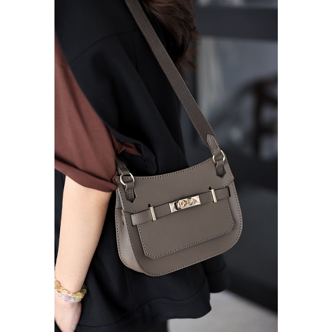 CUCUBIRD POPSEWING® Top Grain Leather Mini Jypsiere Bag DIY Kits  