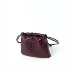 CUCUBIRD Sheep Leather Women Mini Woven Clutch  