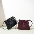 CUCUBIRD Sheep Leather Women Mini Woven Clutch  