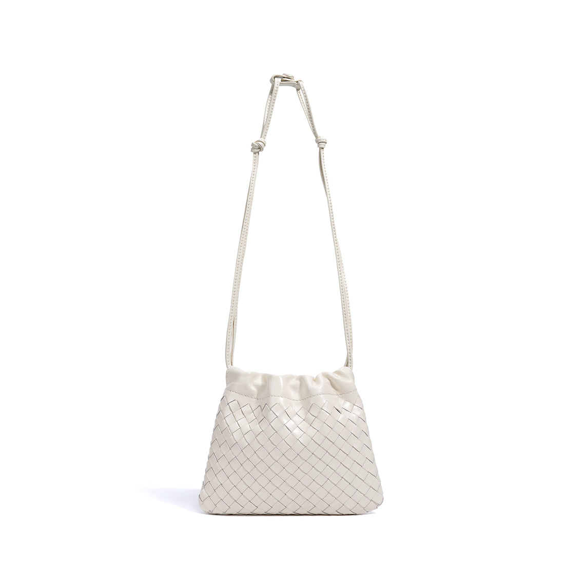 CUCUBIRD Sheep Leather Women Mini Woven Clutch  