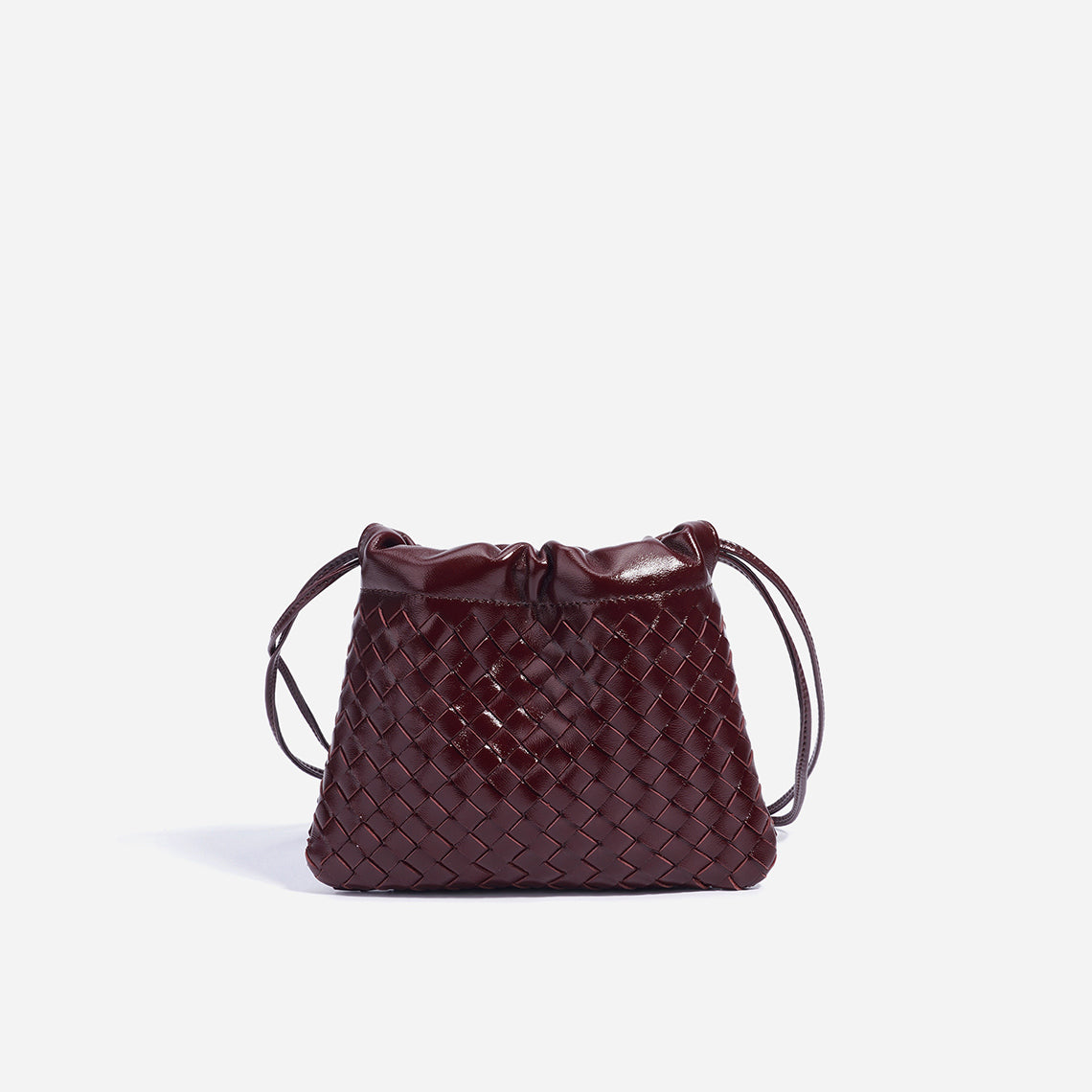 CUCUBIRD Sheep Leather Women Mini Woven Clutch  