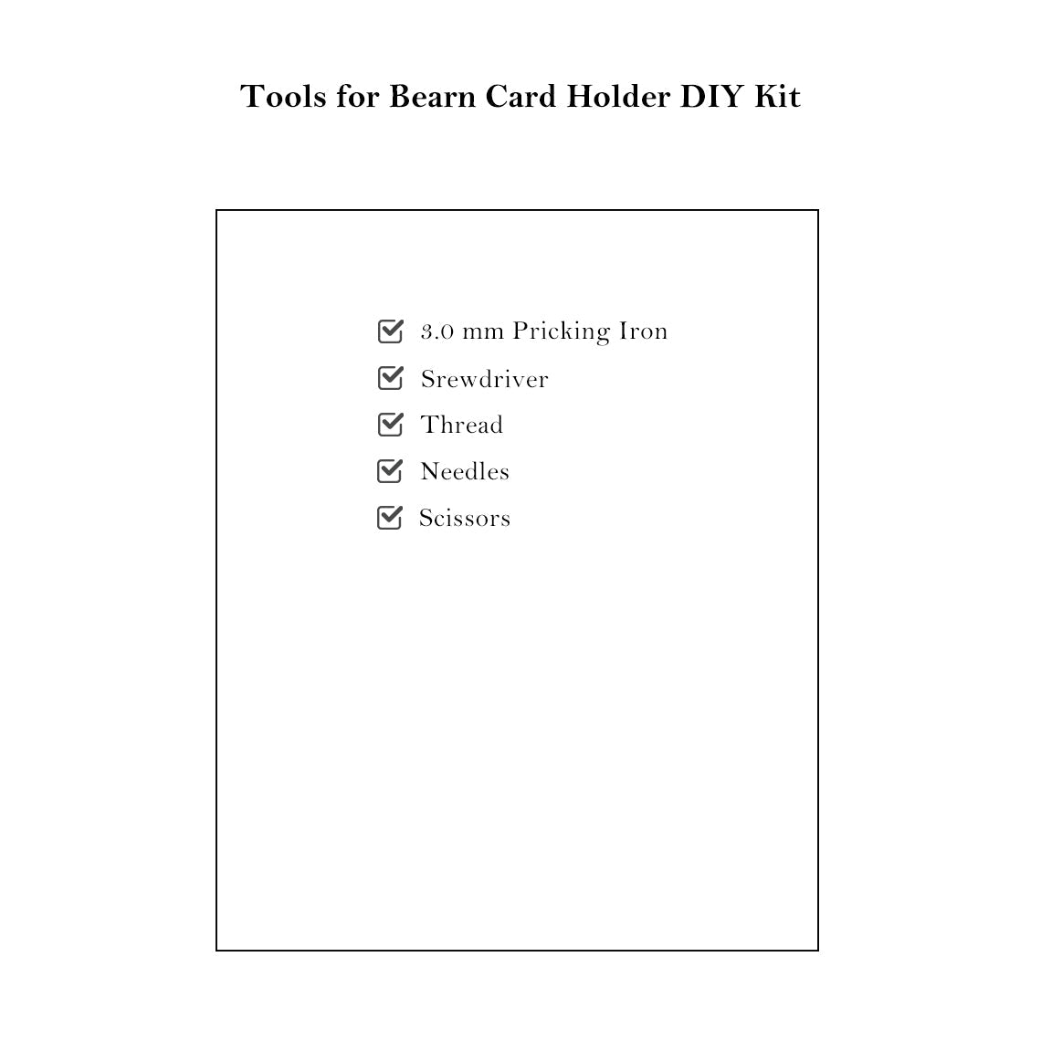 CUCUBIRD POPSEWING® Leather Craft Tools for Advanced Kits  
