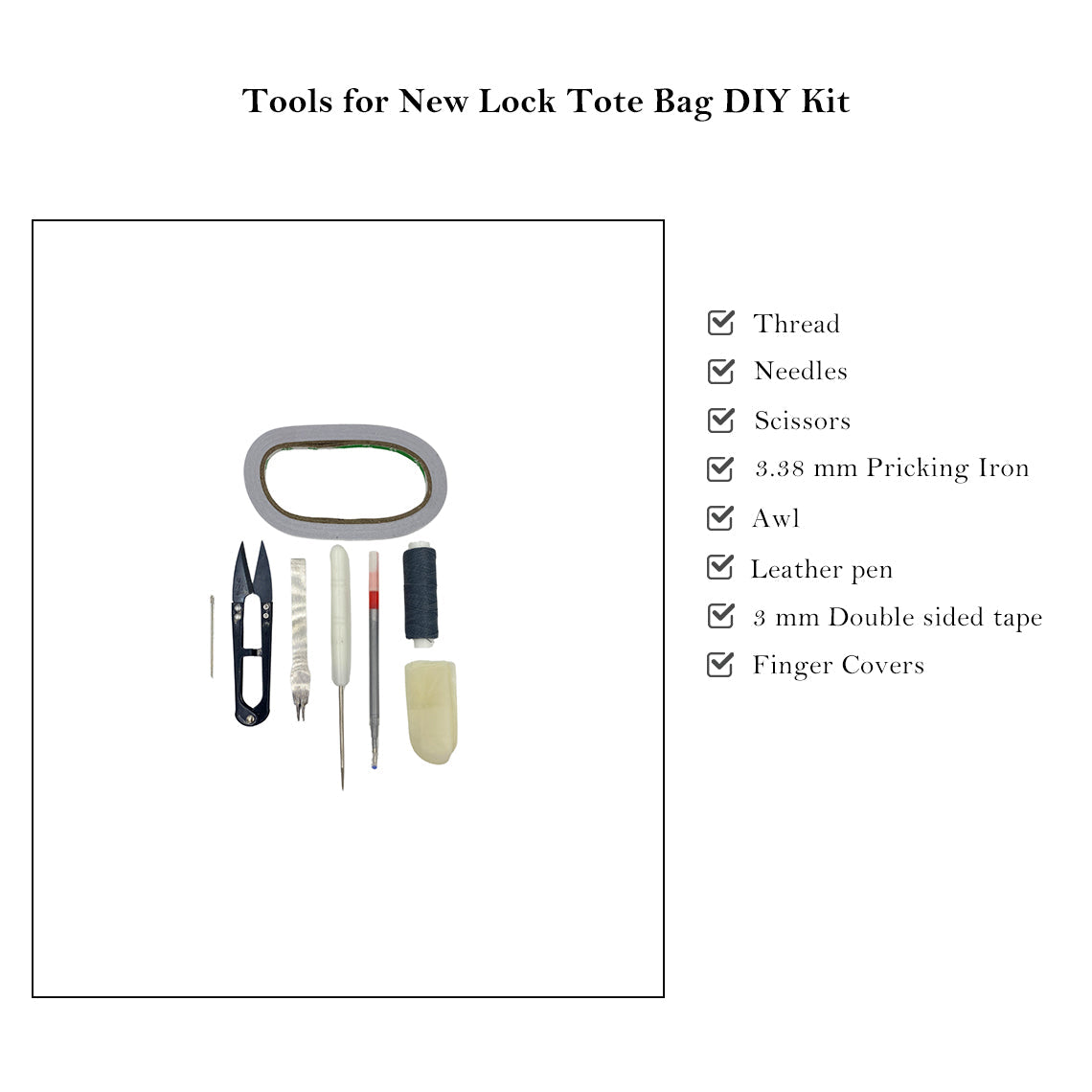 CUCUBIRD POPSEWING® Leather Craft Tools for Advanced Kits  