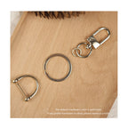 CUCUBIRD POPSEWING® Sheep Leather Dragon Keychain DIY Kits  
