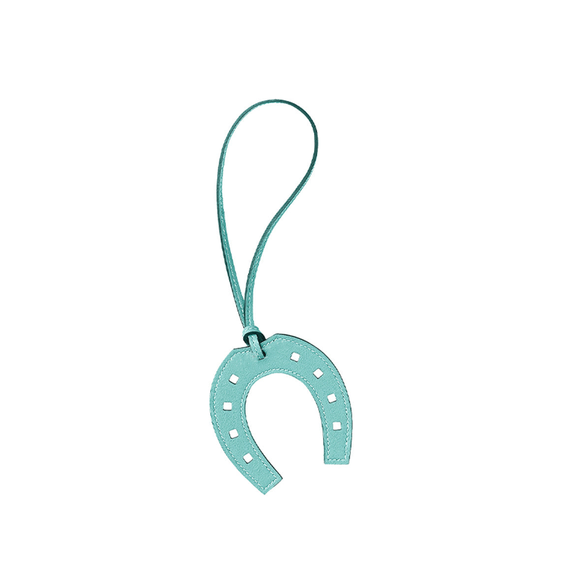 CUCUBIRD POPSEWING® Full Grain Leather Paddock Horseshoe Bag Charm DIY Kit  