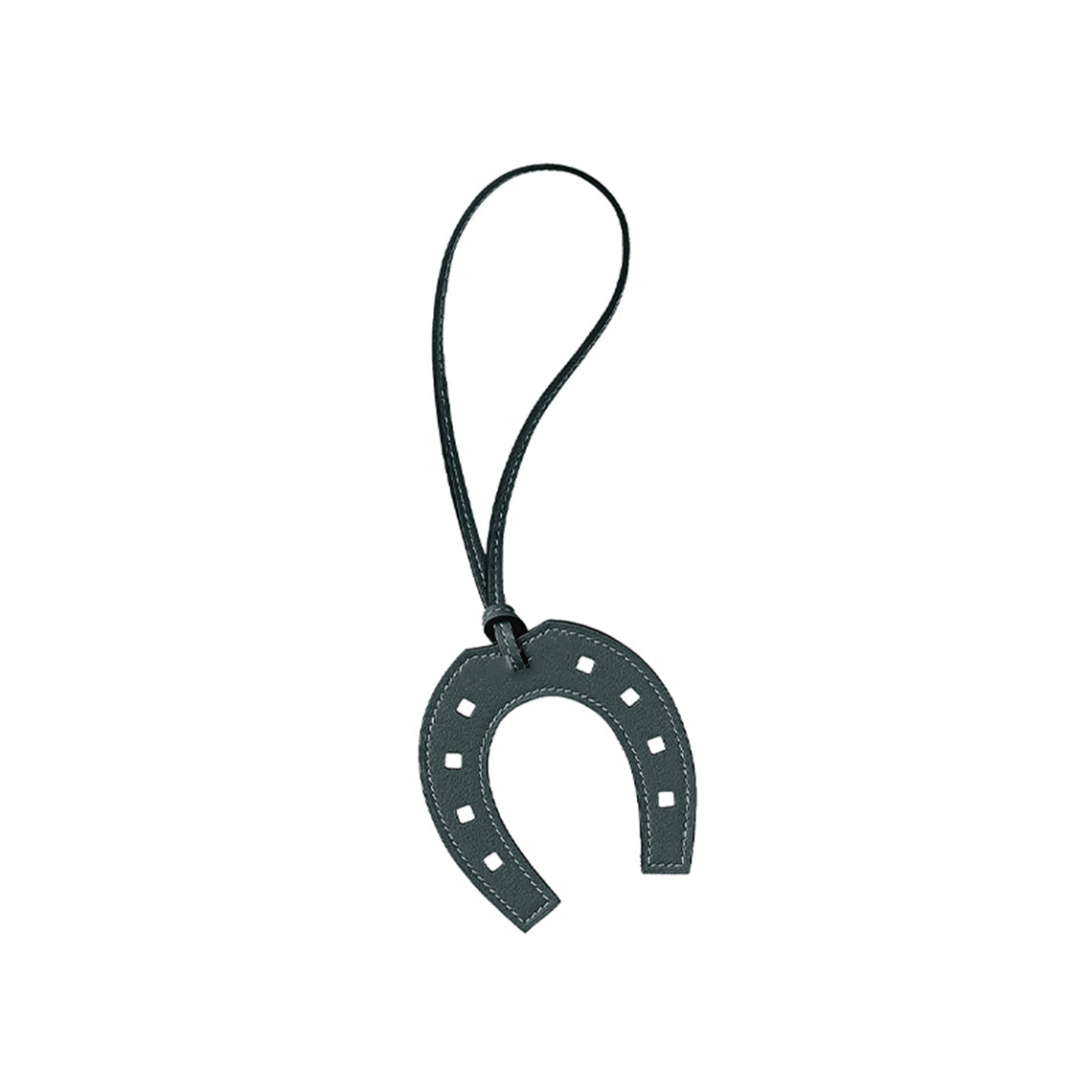 CUCUBIRD POPSEWING® Full Grain Leather Paddock Horseshoe Bag Charm DIY Kit  