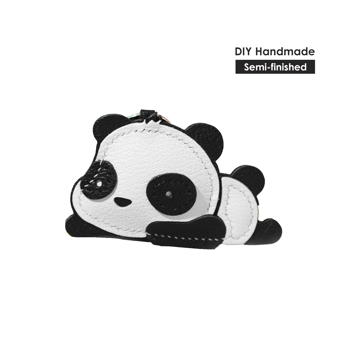 CUCUBIRD POPSEWING® Lambskin Panda Keychain Pendant DIY Kit  
