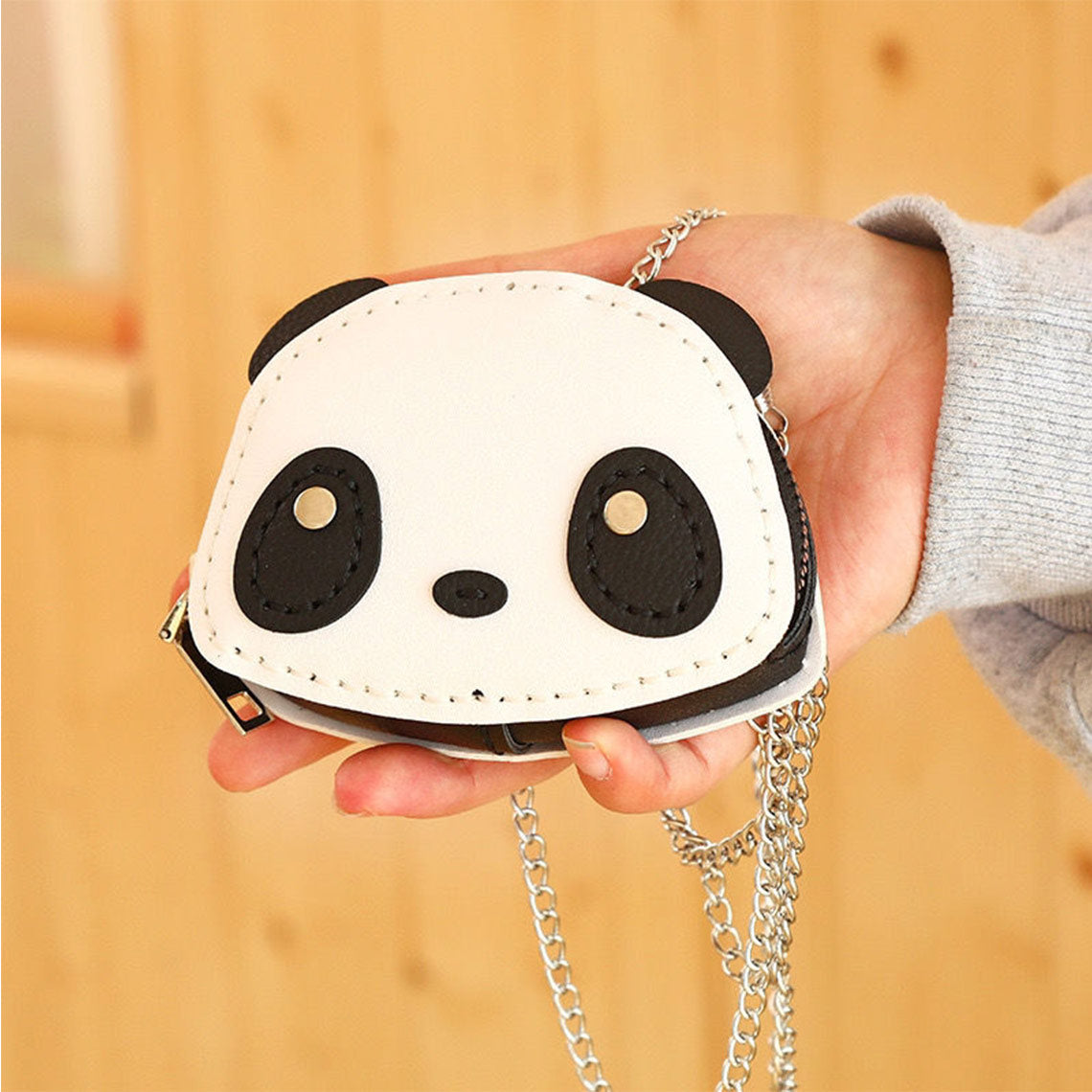 CUCUBIRD POPSEWING® Leather Panda Wallet Purse Bag DIY Kit  