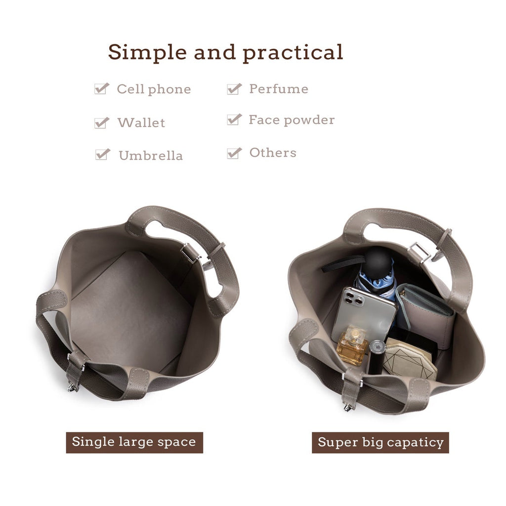 CUCUBIRD POPSEWING® Top Grain Leather Lady Picotion Lock Totes Bag DIY Kit - Price Drop at Checkout  