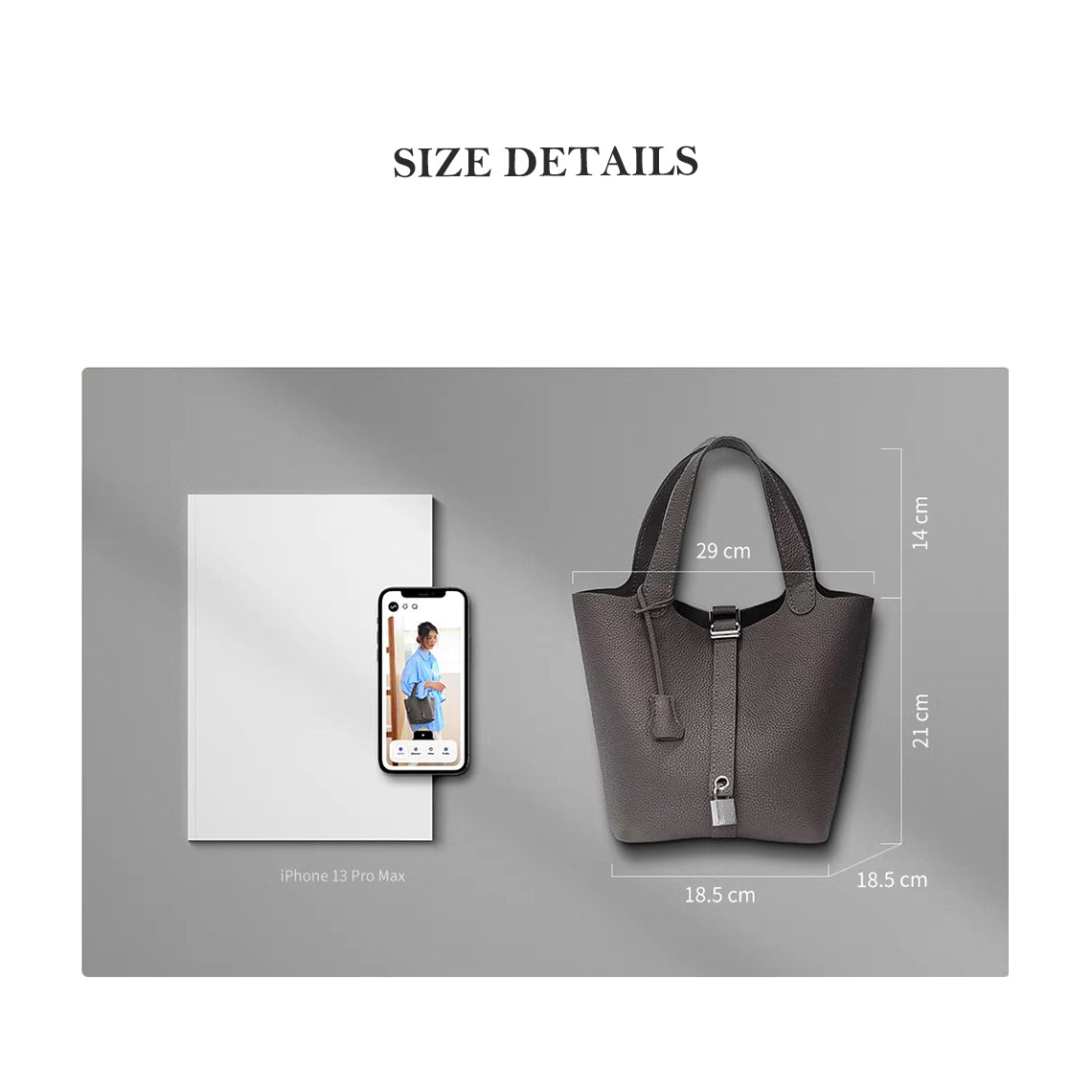 CUCUBIRD POPSEWING® Top Grain Leather Lady Picotion Lock Totes Bag DIY Kit - Price Drop at Checkout  