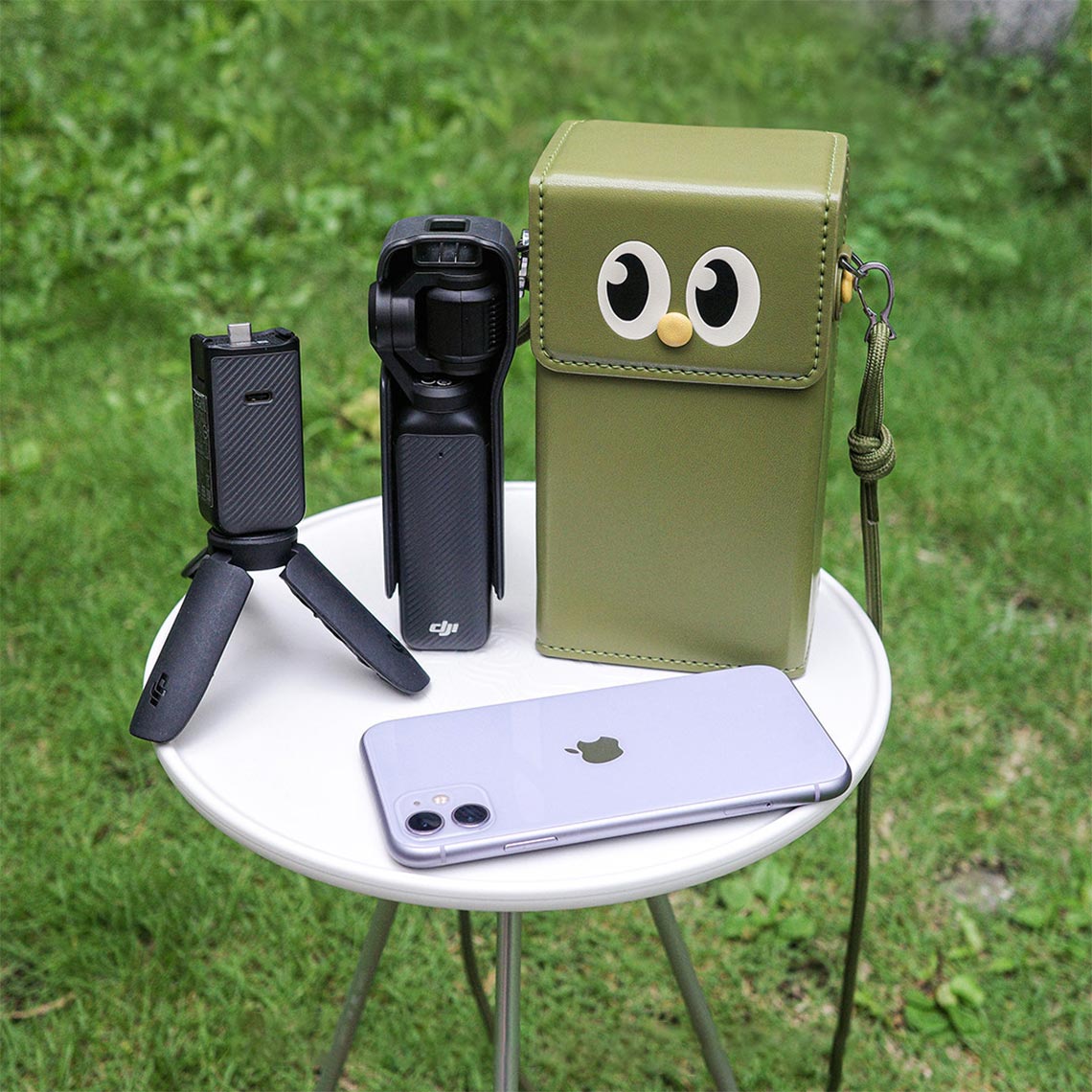 CUCUBIRD POPSEWING® Leather DJI Osmo Pocket 3 Protective Phone Case  