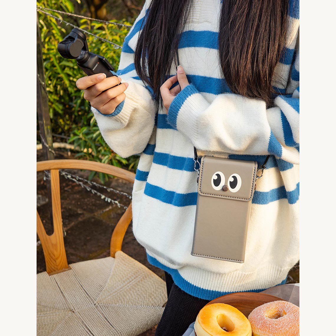 CUCUBIRD POPSEWING® Leather DJI Osmo Pocket 3 Protective Phone Case  
