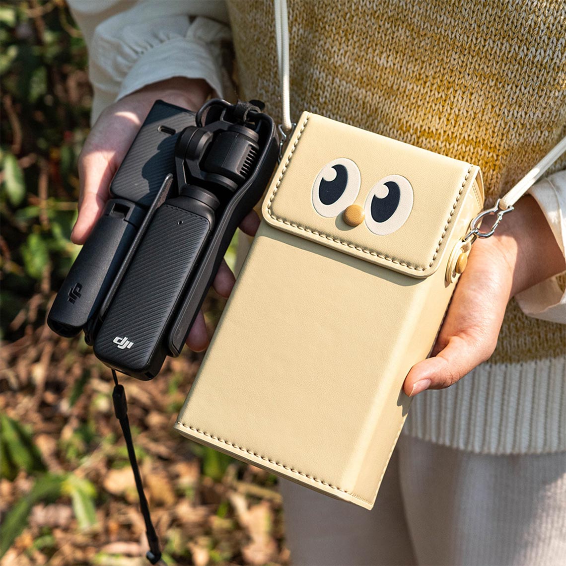 CUCUBIRD POPSEWING® Leather DJI Osmo Pocket 3 Protective Phone Case  