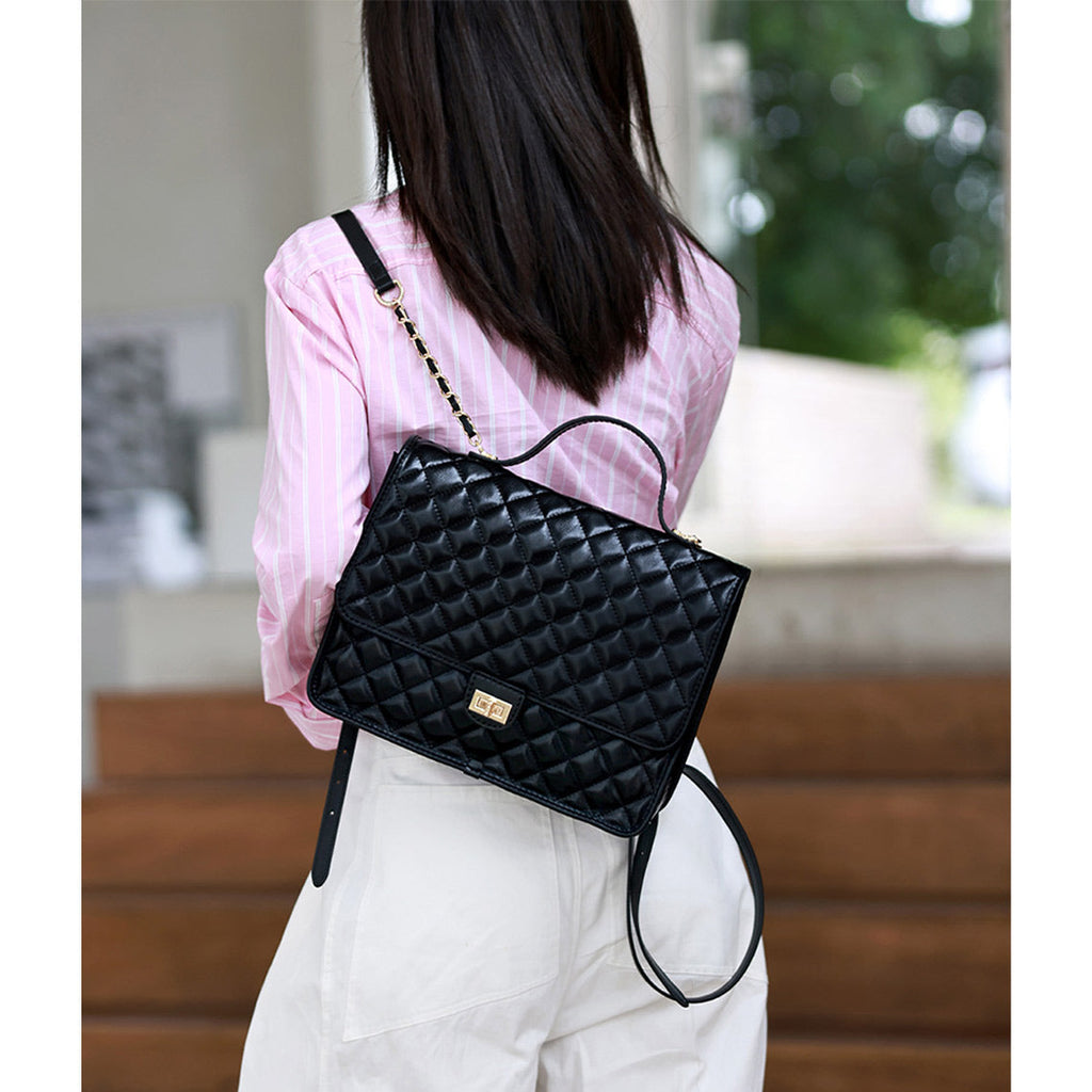 CUCUBIRD POPSEWING® Top Grain Leather Quilting Backpack DIY Kits  