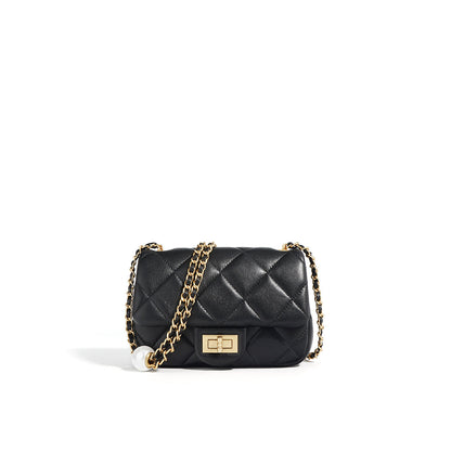 Sheep Leather Mini Quilted Chain Bag