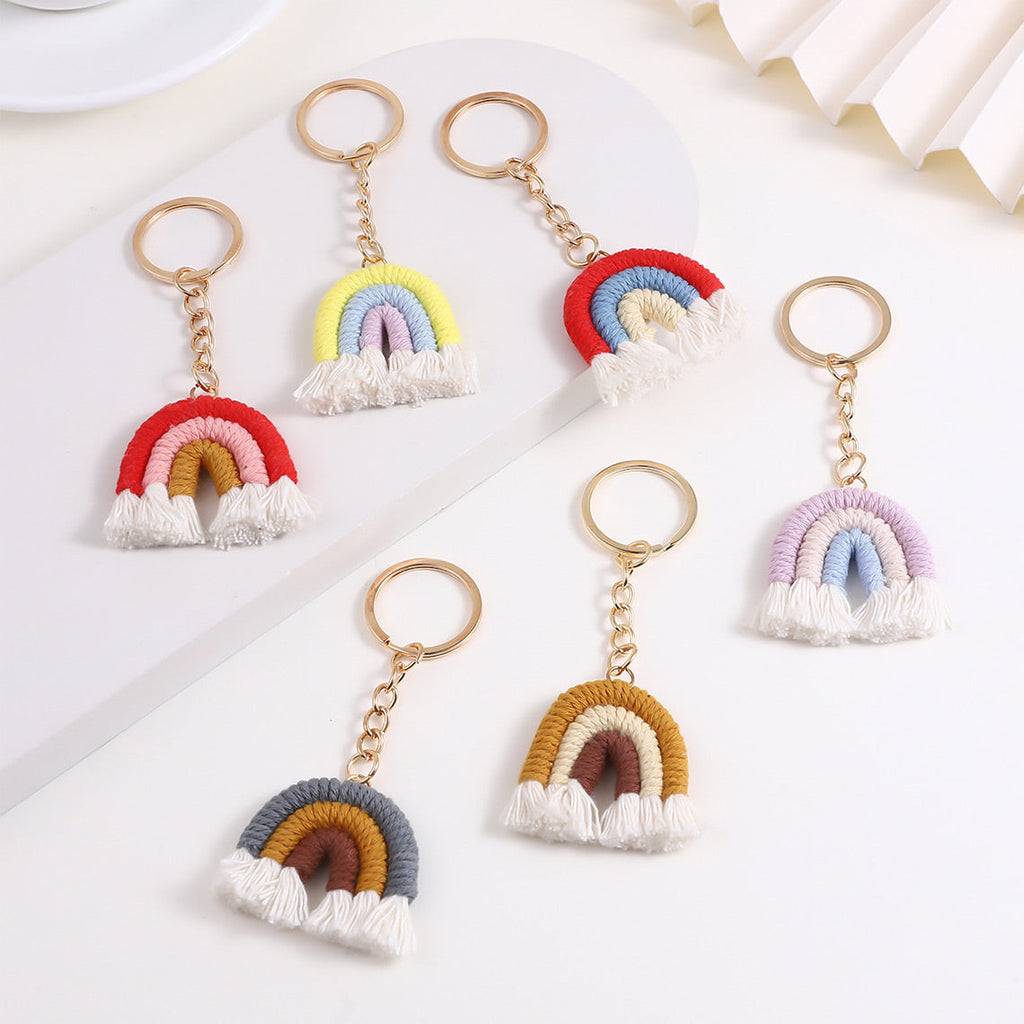 CUCUBIRD POPSEWING® Braids Rainbow Keychain  