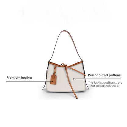 CUCUBIRD Leather Dustbag Recycle Shoulder Tote DIY Kits