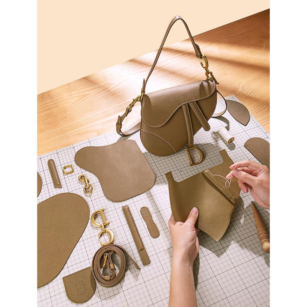 CUCUBIRD POPSEWING® Lady Leather Crossbody Saddle Bag DIY Kit | Price Drop at Checkout  