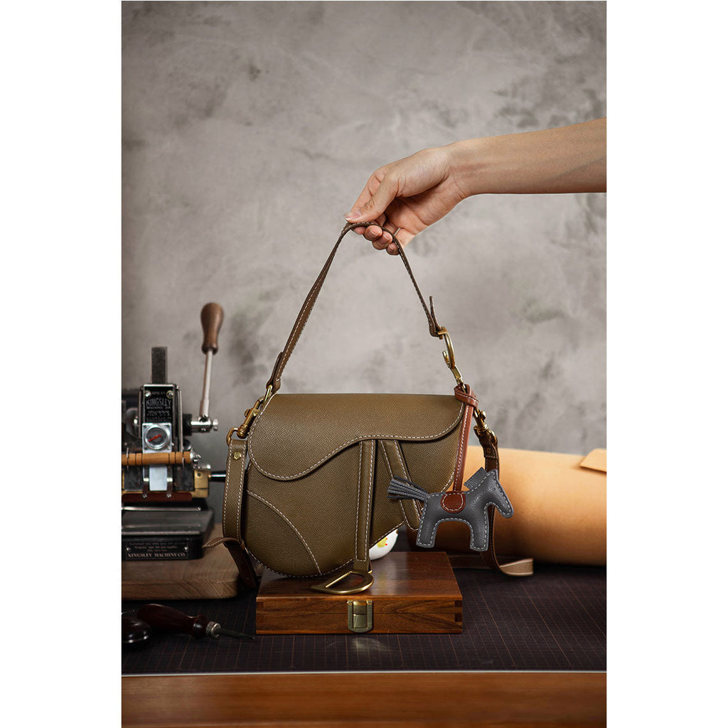 CUCUBIRD POPSEWING® Lady Leather Crossbody Saddle Bag DIY Kit | Price Drop at Checkout  