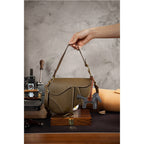 CUCUBIRD POPSEWING® Lady Leather Crossbody Saddle Bag DIY Kit | Price Drop at Checkout  