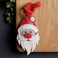 CUCUBIRD POPSEWING® Sheep Leather Santa Claus Charm DIY Kits  
