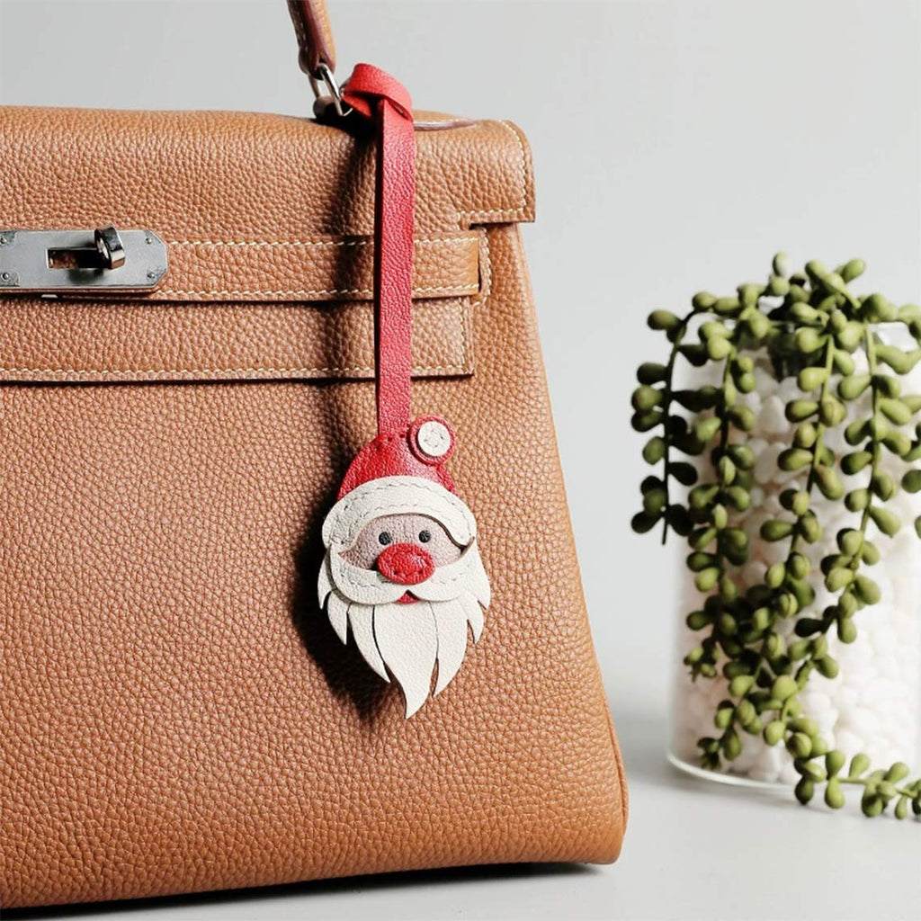 CUCUBIRD POPSEWING® Sheep Leather Santa Claus Charm DIY Kits  
