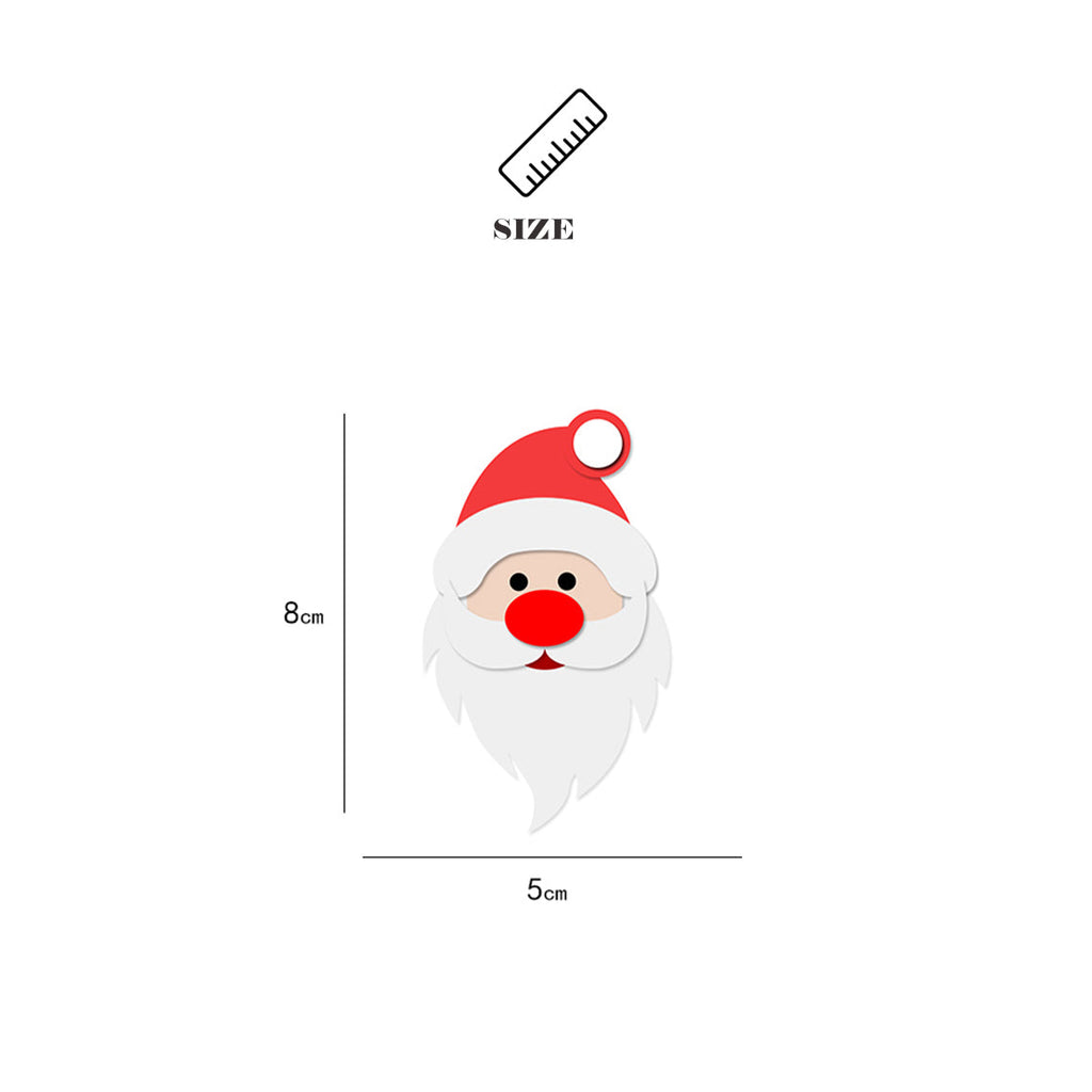 CUCUBIRD POPSEWING® Sheep Leather Santa Claus Charm DIY Kits  